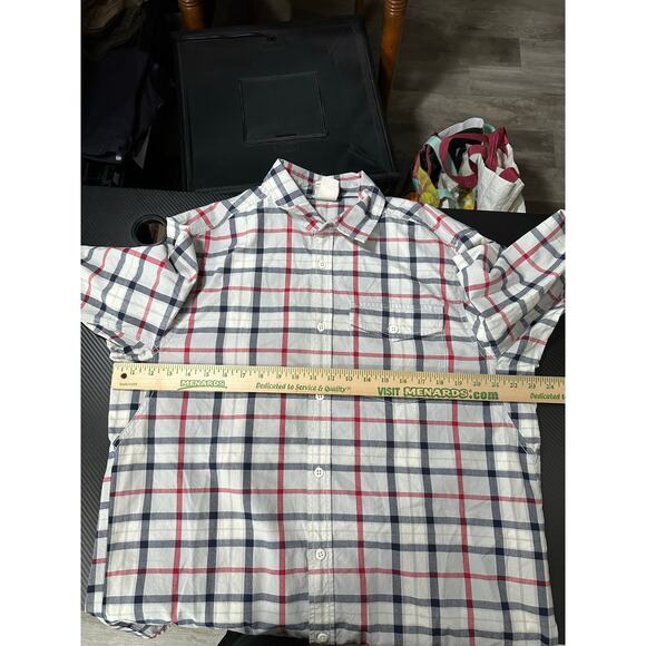 North Face Men’s Stayside Chamois Flannel Shirt Plaid Size Large Cotton - Picture 4 of 12